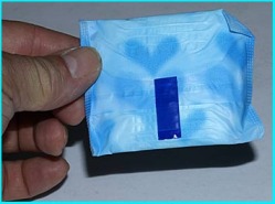 Sanitary Pad for use in Underwater Camera Housing